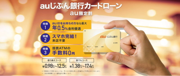 auじぶん銀行でおまとめローン
