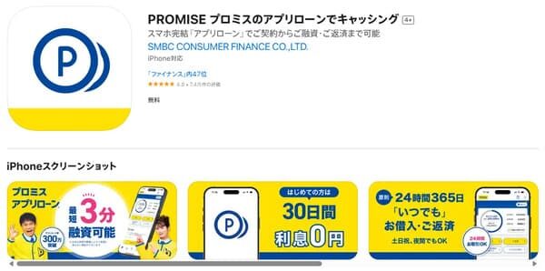プロミスアプリローンだと親バレしにくい